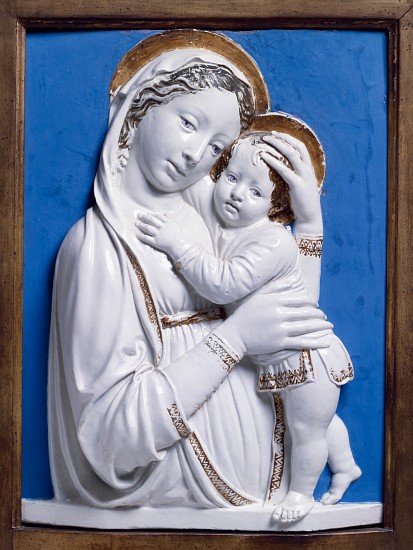 Madonna and Child, 1445-50 von Luca Della Robbia