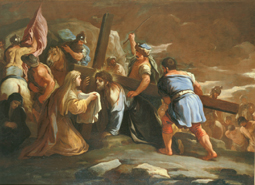 Die Kreuztragung Christi. von Luca Giordano
