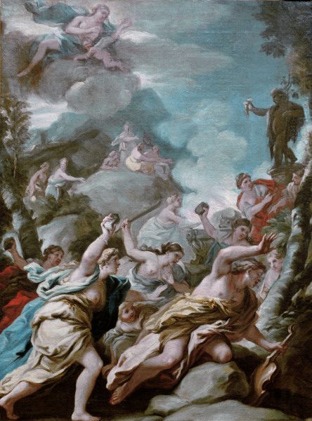 Luca Giordano, / The Death of Orpheus von Luca Giordano
