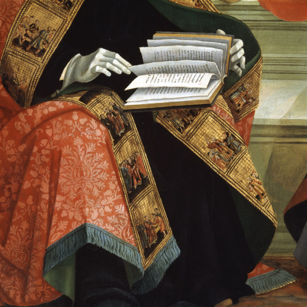 Hände des Augustinus von Luca Signorelli