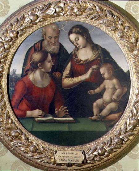 Holy Family with St. Catherine von Luca Signorelli