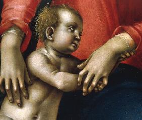 Maria mit Kind,  Ausschn