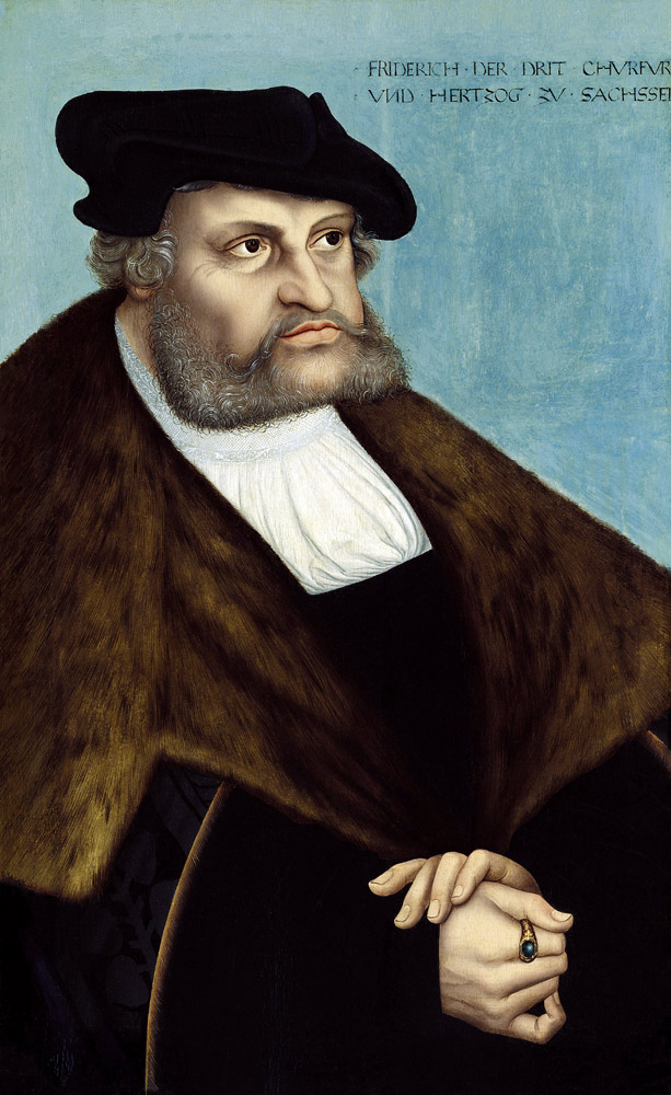 Porträt des Kurfürsten Friedrich III. des Weisen von Sachsen von Lucas Cranach d. Ä.