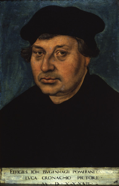 Bugenhagen, Porträt von Lucas Cranach d. Ä.