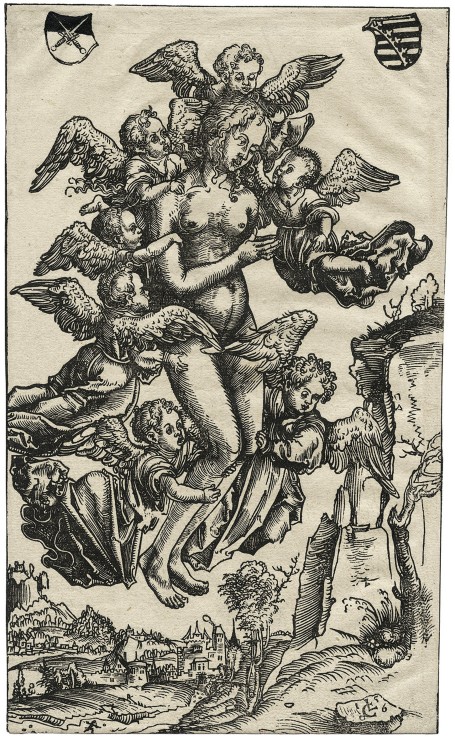 Die Entrückung der heiligen Maria Magdalena von Lucas Cranach d. Ä.