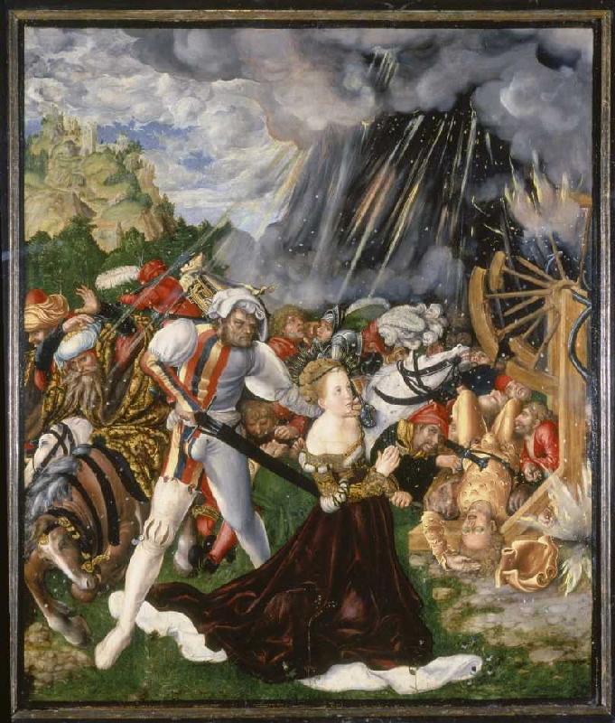 Die Enthauptung der hl. Katharina. von Lucas Cranach d. Ä.