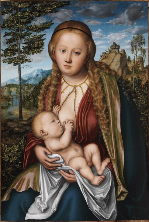 Maria, das Kind stillend von Lucas Cranach d. Ä.