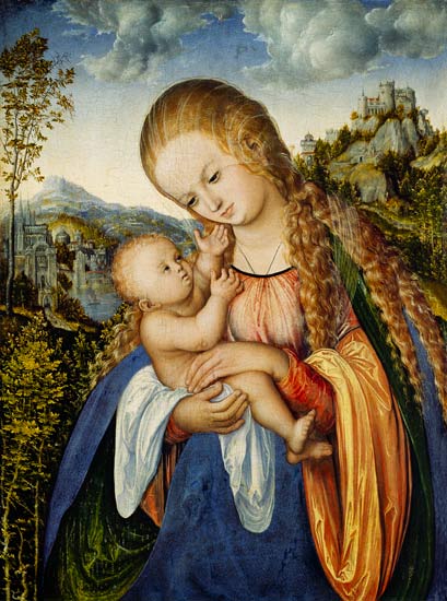 Maria mit dem Kinde von Lucas Cranach d. Ä.