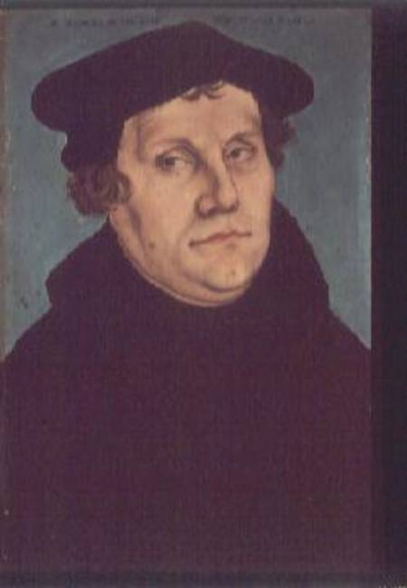 Portrait of Martin Luther von Lucas Cranach d. Ä.