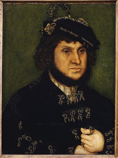 Portrait of Kurfurst Herzog Johann der Bestandige von Saschen von Lucas Cranach d. Ä.