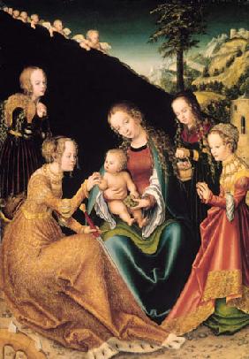 Verlobung der hl. Katharina 1516-18