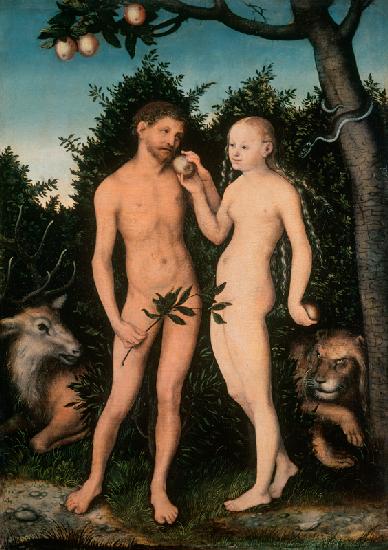 Adam und Eva im Paradies (Sündelfall) 1531