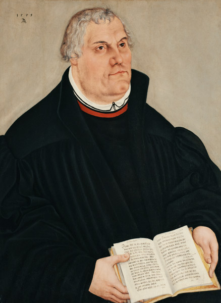Bildnis Martin Luthers von Lucas Cranach d. J.