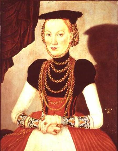 Portrait of a woman von Lucas Cranach d. J.