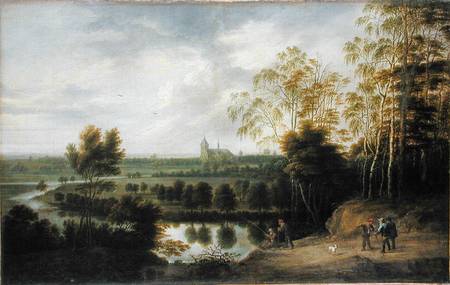 Landscape with Fisherman von Lucas Uden
