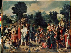 Die Heilung des Blinden von Jericho (Mittelteil) 1531