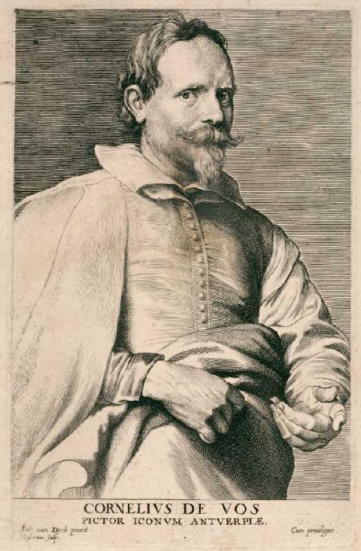 Cornelis de Vos von Lucas Vorsterman I.
