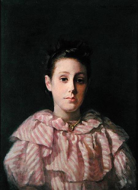 Portrait of a Young Girl von Lucius Wolcott Hitchcock