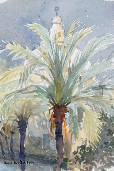 Old City Palms I, Jerusalem von Lucy Willis