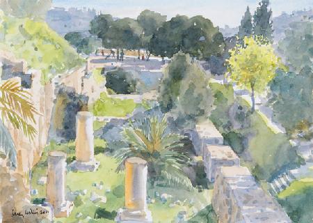 Roman Columns, Old Jerusalem 2019