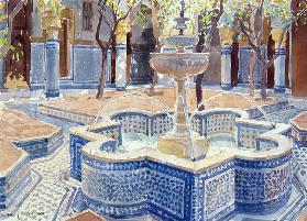 The Blue Fountain, 2000 (w/c on paper) 