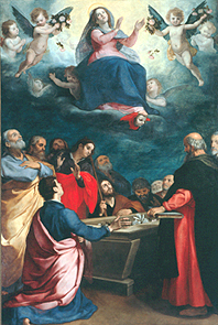 Die Himmelfahrt Mariae. von Ludovico Buti
