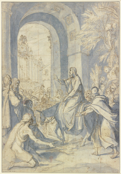 Einzug Christi in Jerusalem von Ludovico Cardi da Cigoli