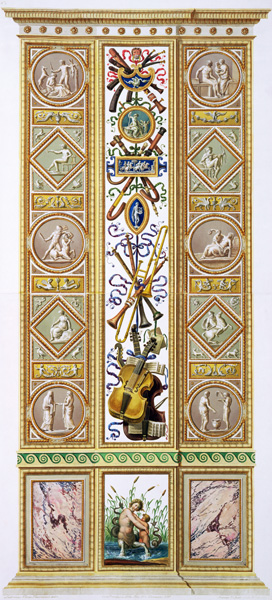 Panel from the Raphael Loggia at the Vatican, engraved by Ioannes Volpato von Ludovicus Tesio Taurinensis