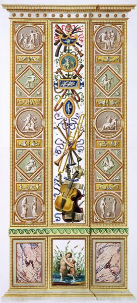 Panel from the Raphael Loggia at the Vatican, engraved by Ioannes Volpato c.1770 (co