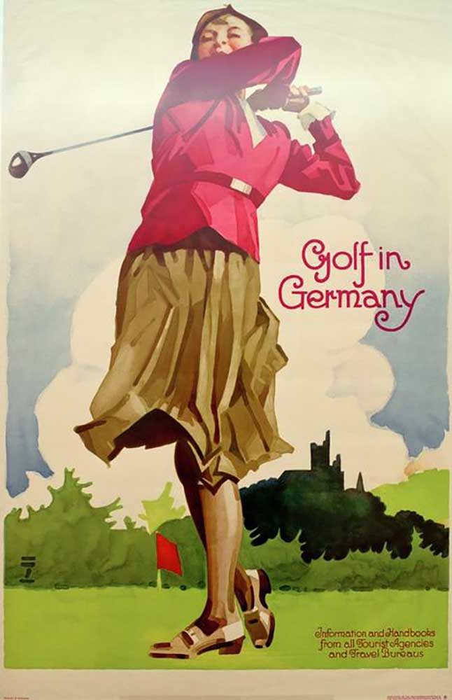 Golf in Germany / Information and Handbooks from all Tourist Agencies and Travel Bureaus von Ludwig Hohlwein