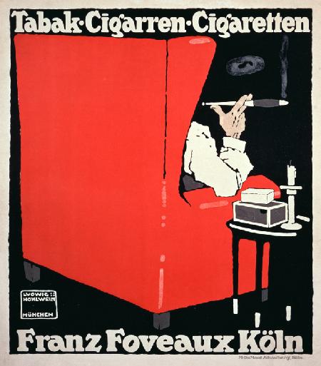 Tabak-Cigarren-Cigaretten Franz Foveaux Köln 1910