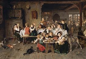 Ein Kinderfest (Der Katzentisch) 1868