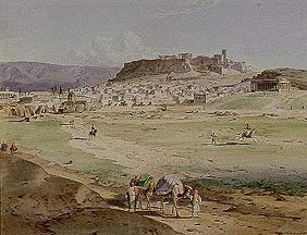 Die Akropolis von Nord-Westen 1836