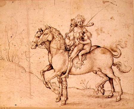 Savages on Horseback von Ludwig Schongauer
