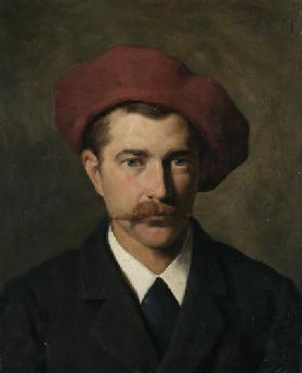 Bildnis des Malers Joseph Wopfner 1882