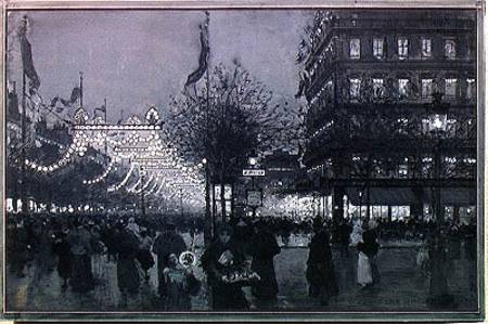 The Grands Boulevards, Paris von Luigi Loir