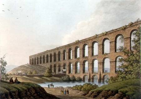 Aqueduct near Belgrade, Serbia, plate 6 from 'Views in the Ottoman Dominions', pub. by R. Bowyer von Luigi Mayer