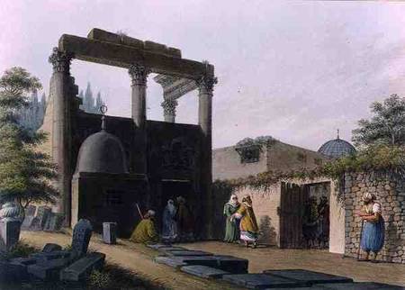 Mosque at Latachia, Plate 1, in Syria, from 'Views in the Ottoman Dominions' von Luigi Mayer