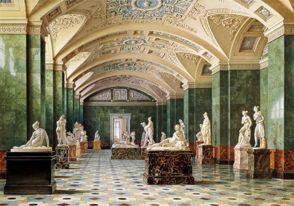 The First Room of Modern Sculpture, New Hermitage 1856