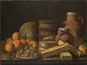 Stilleben mit Orangen und Walnüssen 1772