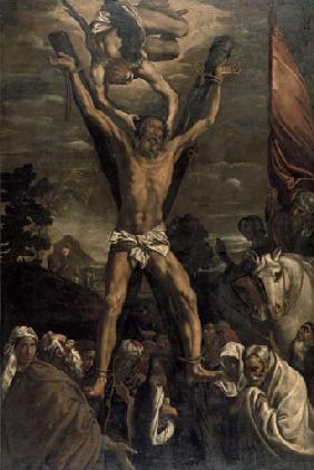 Das Martyrium des heiligen Andreas 1620