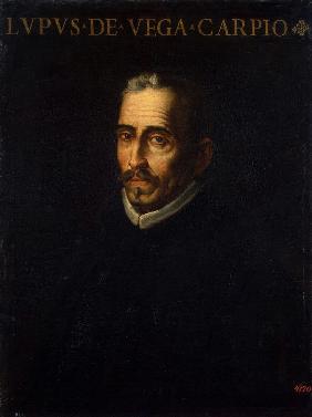 Porträt des Dichters Félix Lope de Vega (1562-1635) 1614