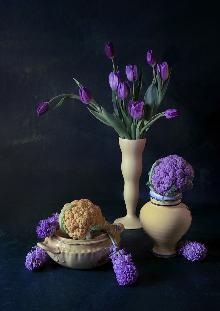Tulpe und Blumenkohl von Lydia Jacobs