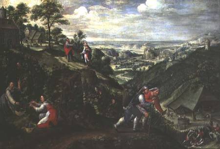 Parable of the Labourers in the Vineyard von Maerten van Valckenborch