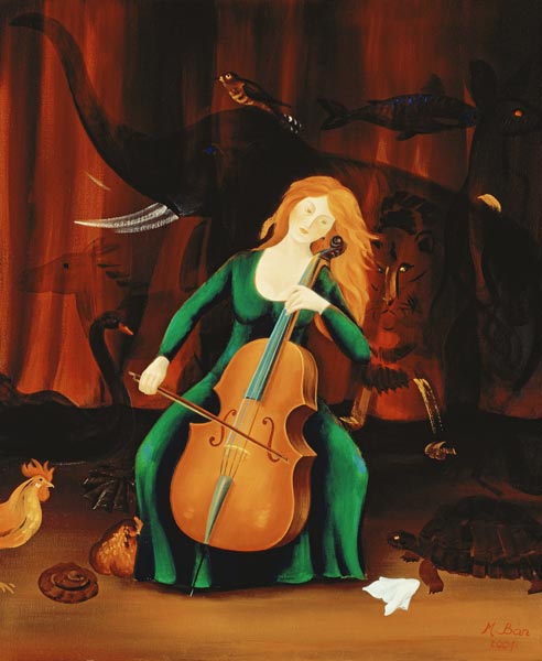 Carneval des Animeaux, 2001 (oil on canvas)  von Magdolna  Ban