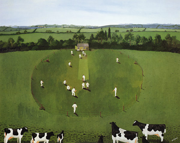 The Cricket Match von  Maggie  Rowe