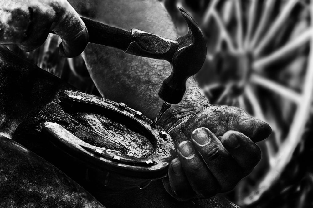 Le MarA©chal fA©rrant (the blacksmith) von Manu Allicot