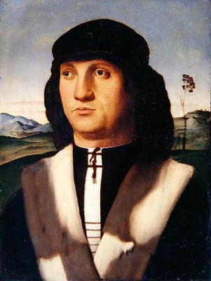 Portrait of a Man (oil on canvas) von Marco Basaiti