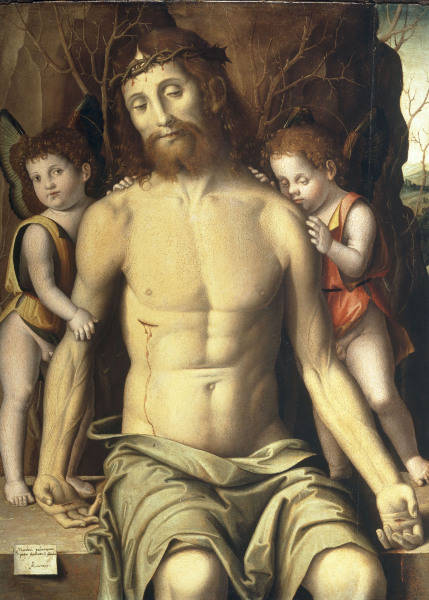M.Palmezzano, Christus im Grabe von Marco Palmezzano