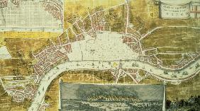 London, Stadtplan nach Brand 1666